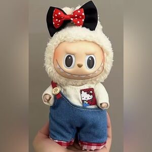Labubu Hello Kitty Fashion Outfit - Doll not included